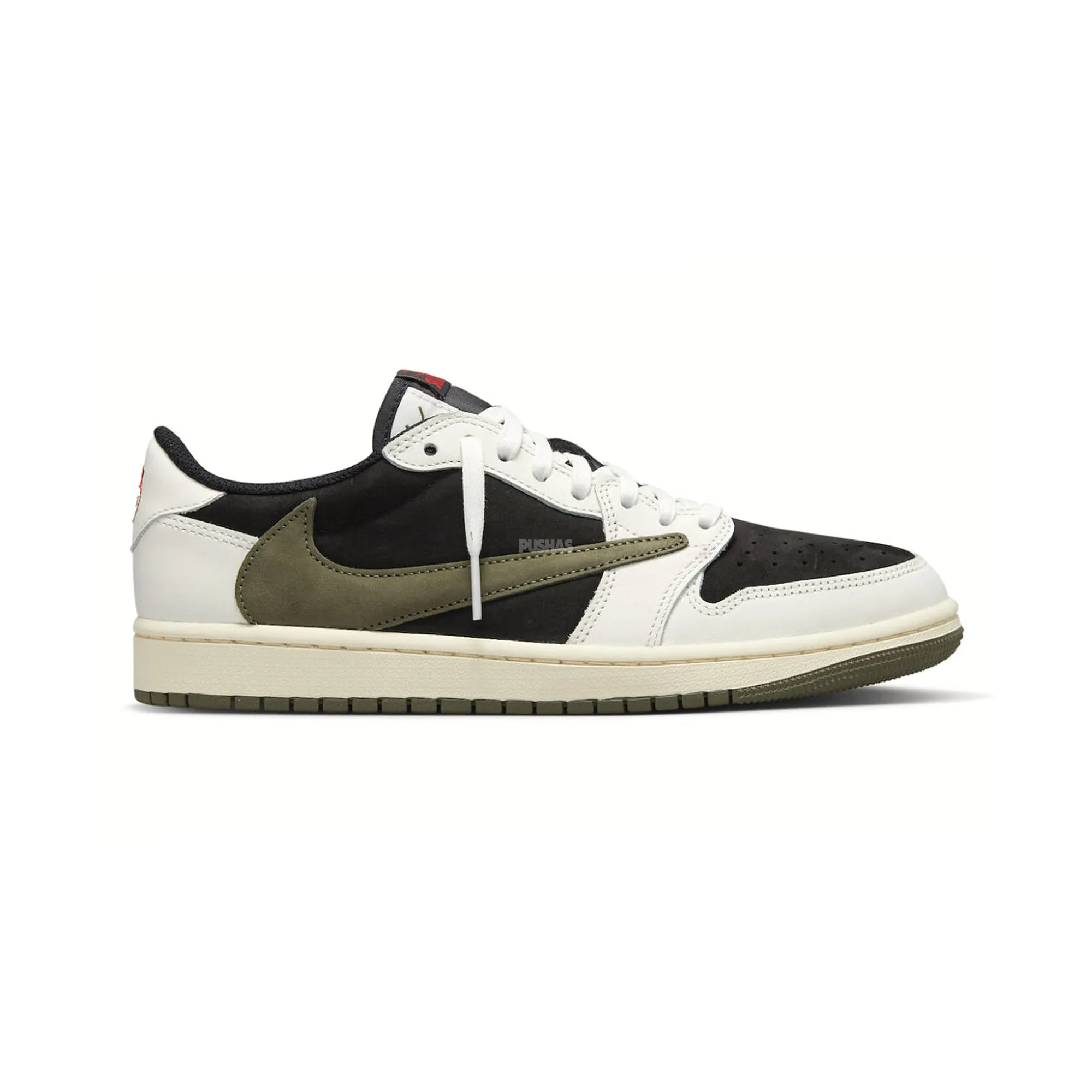 Air Jordan 1 Retro Low OG SP 'Travis Scott Olive' Women's (2023) Mono Style