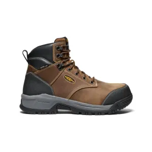 Effortless Style Flexible Strap Men's Evanston 6" Waterproof Boot INT MET (Carbon Toe)  |  Bison/Black