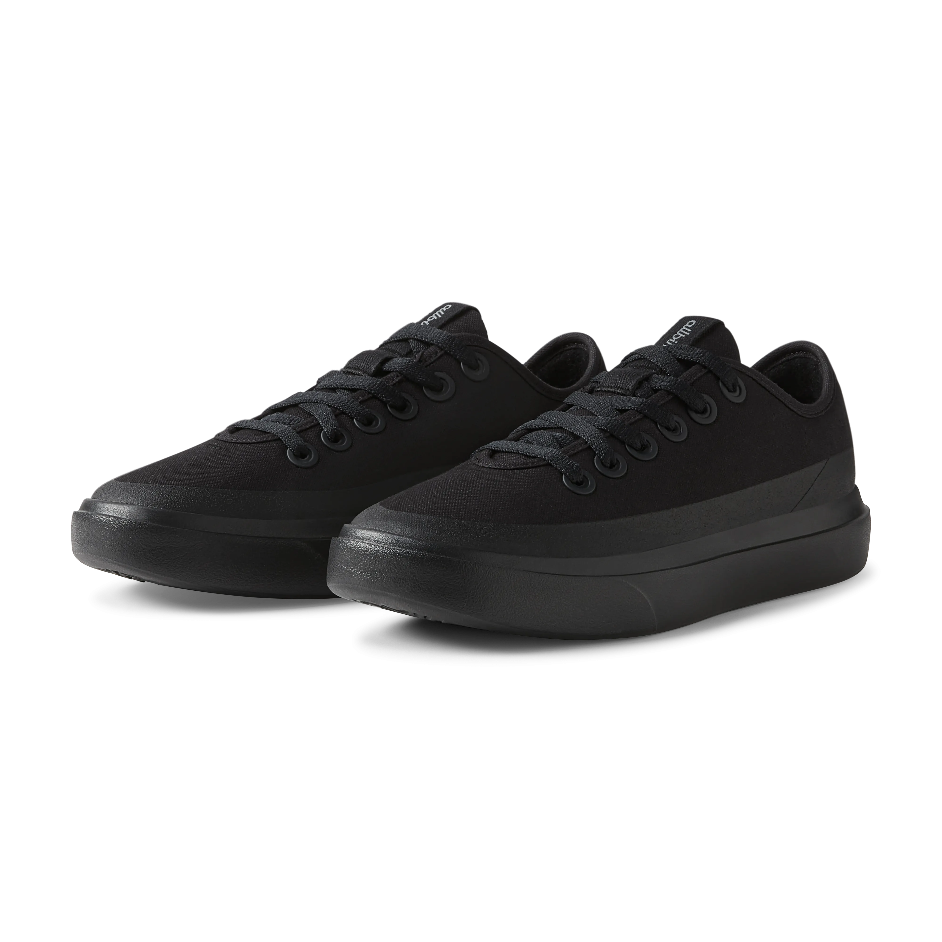 Women's Canvas Pipers - Natural Black (Natural Black Sole) - 1 Adjustable Laces Comfy Feel