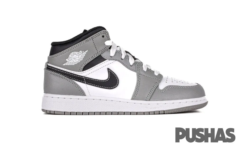 Flexibility Feature Air Jordan 1 Mid 'Light Smoke Grey Anthracite' GS (2022)