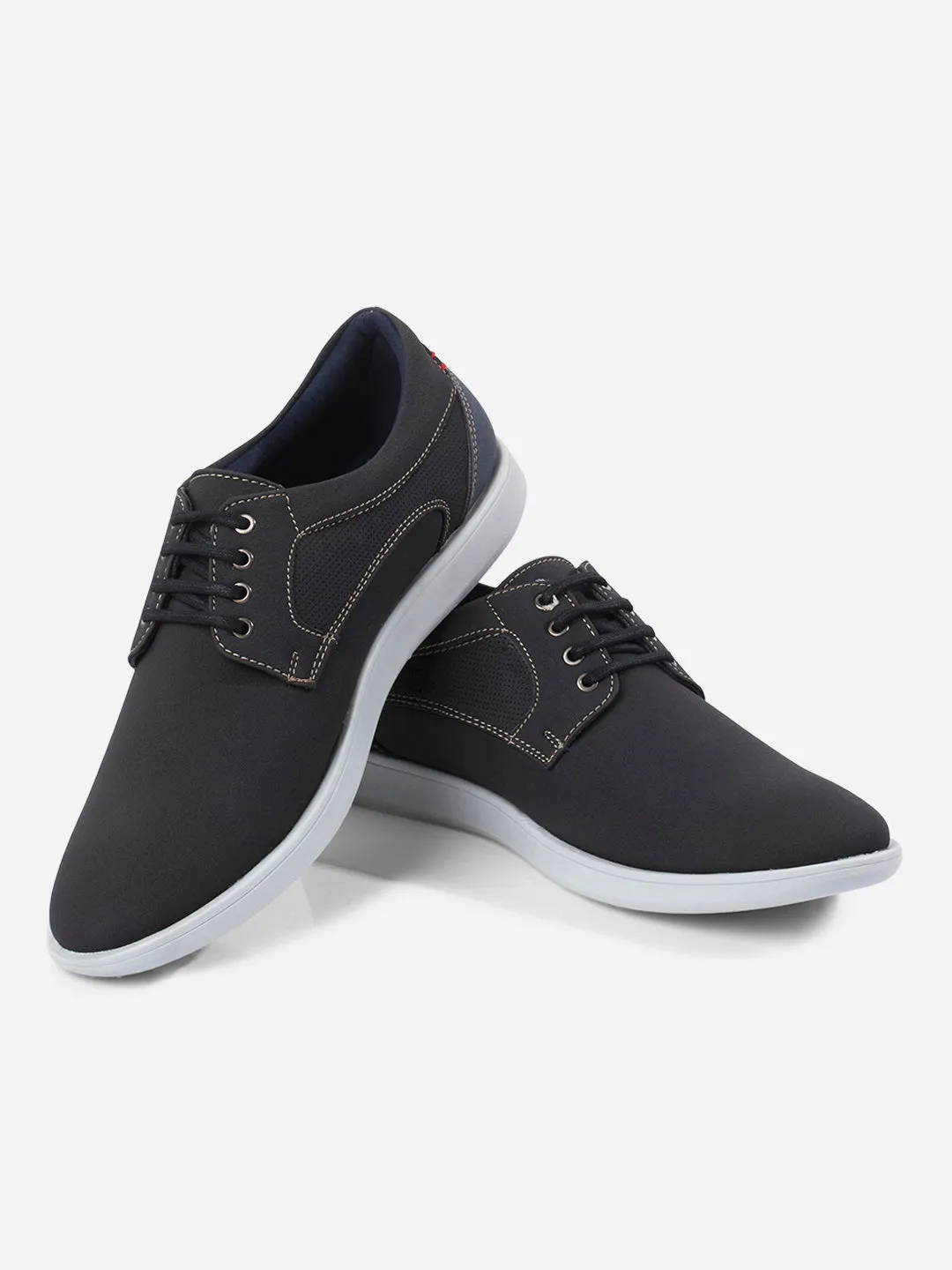 Street Fit Men's Black Suede Finish Casual Lace Up (IX2146)