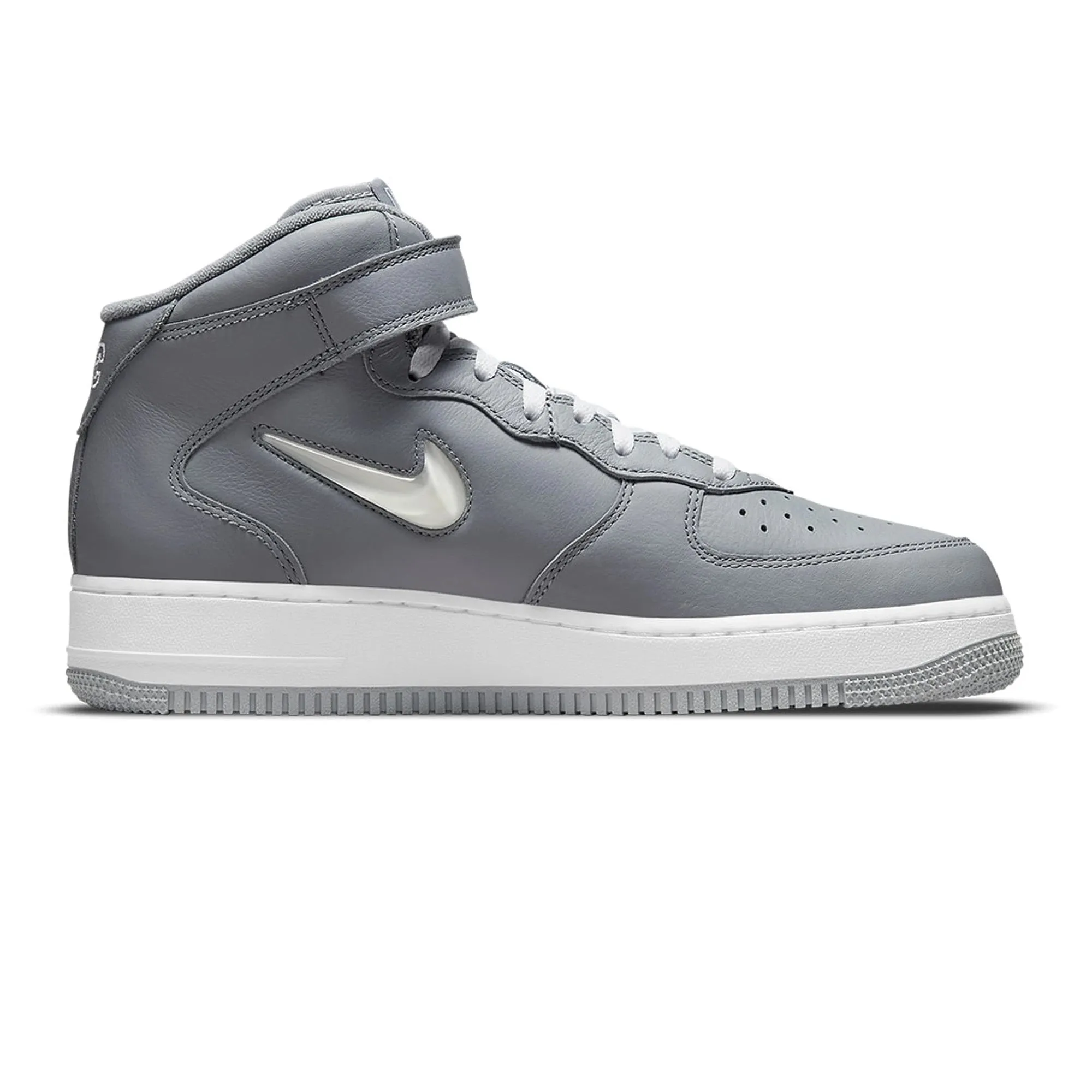 Breathable Step Free Nike Air Force 1 Mid QS 'Jewel NYC Cool Grey' (2021)