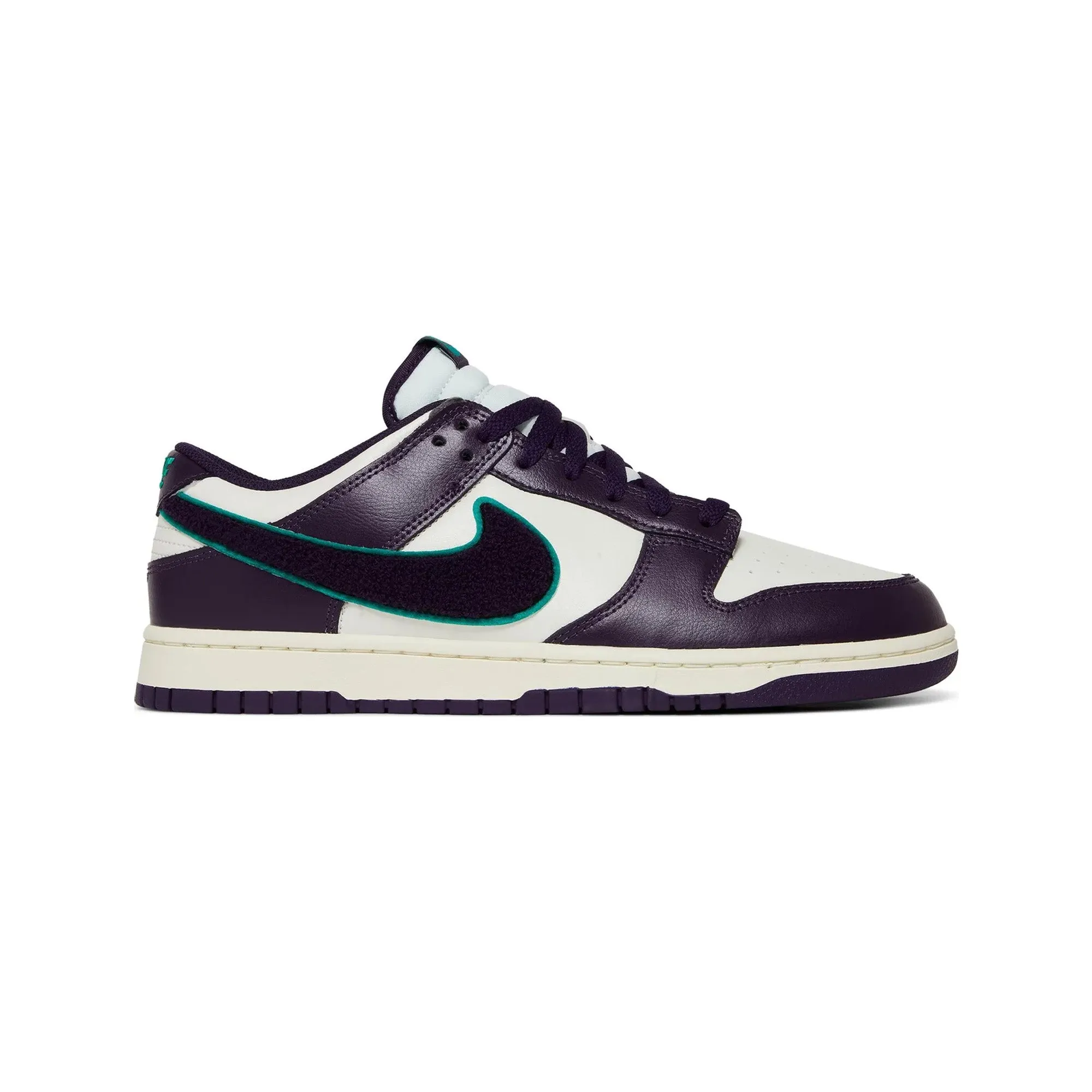 Nike Dunk Low Chenille Swoosh 'Sail Grand Purple' (2022) Elastic Sling