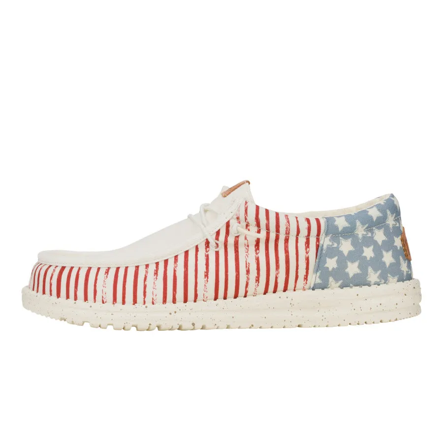 Comfort Walk Wally Funk Americana Stars - American Flag