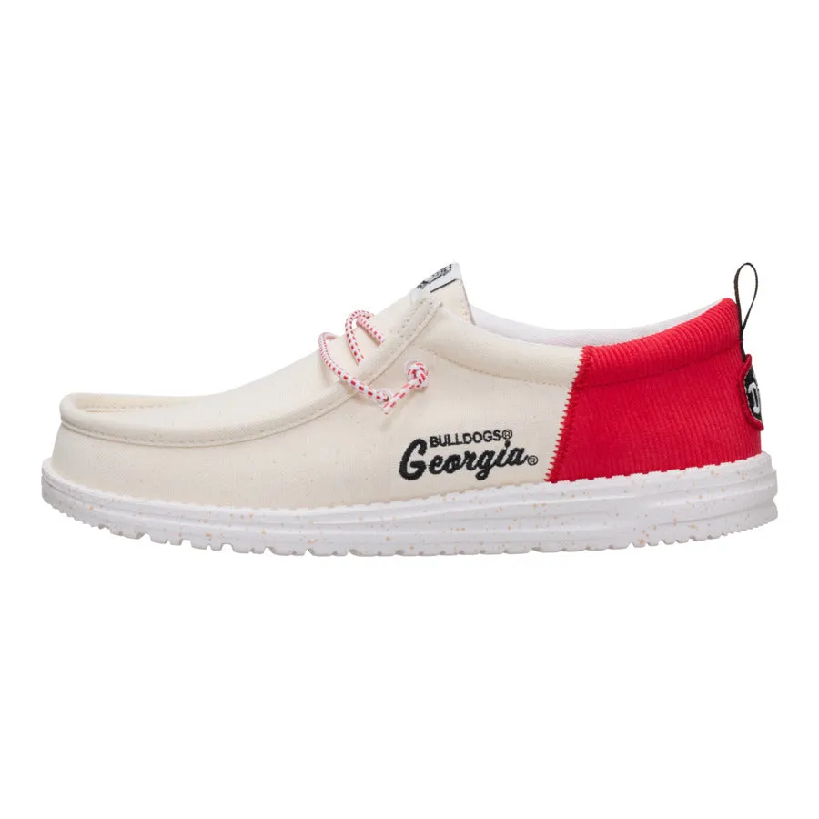 Wally Funk Georgia Bulldogs - Varsity Red/Chalk Comfort Cushion