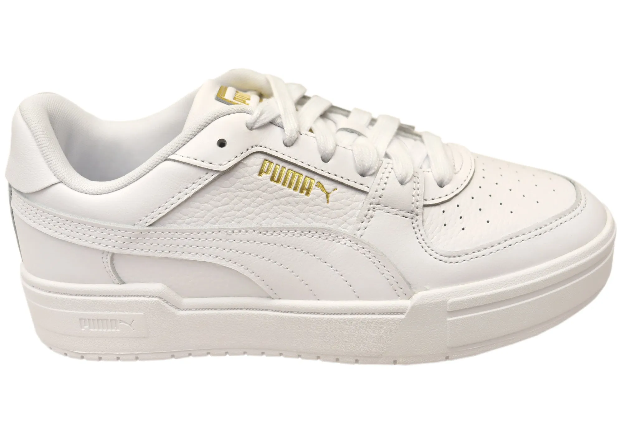 Puma Mens CA Pro Classic Comfortable White Lace Up Sneakers Chic Style Urban Function