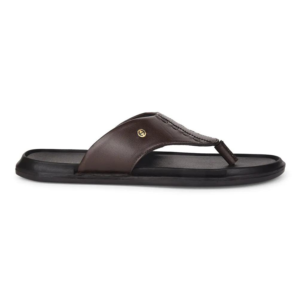 Healers By Liberty AVN-107 Casual Slippers For Men - Brown Anti Slide Sport Smart