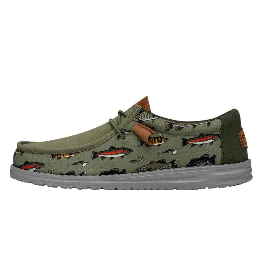 Wally Fish Lure - Green Rain Step Supportive Core Office Workers