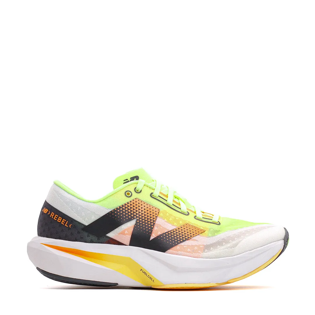 Icon Edge New Balance Men FuelCell Rebel v4 White Lime MFCXLL4
