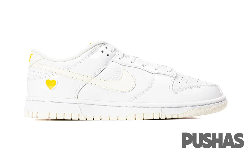Dunk Low 'Valentine's Day Yellow Heart' Women's (2023) Wide toe box Heat Guard