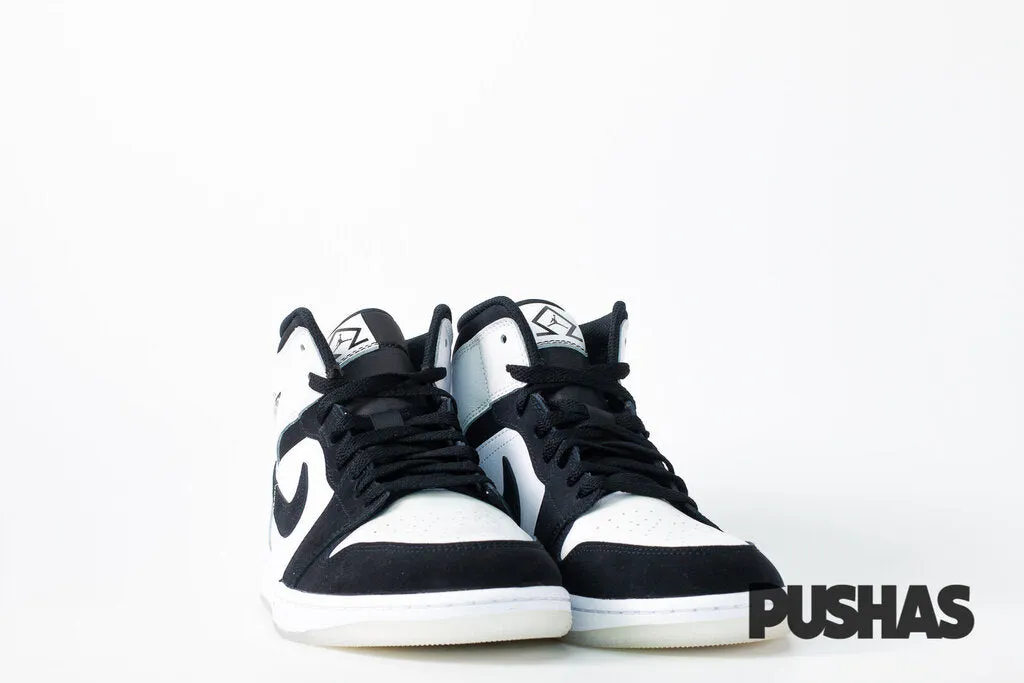 Air Jordan 1 Mid 'Diamond' GS (2022) Durable Build Trail Running