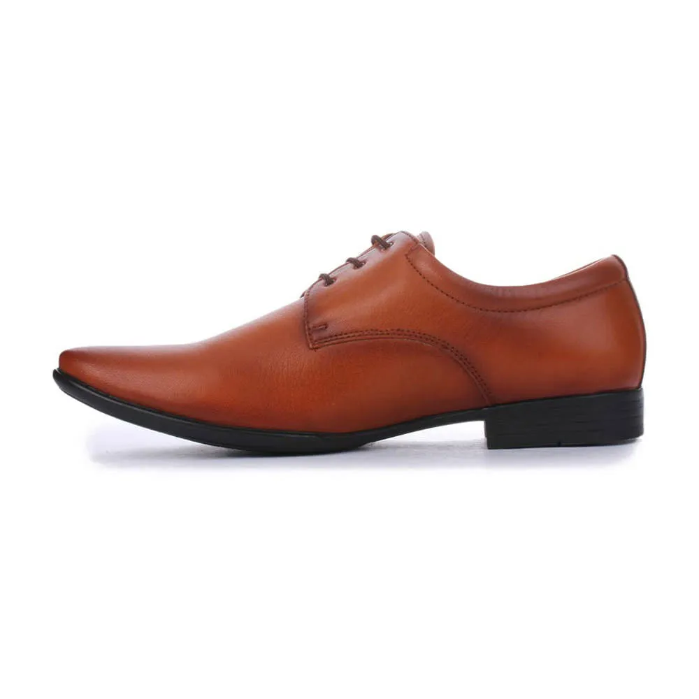 Dressy Style Guest Look Fortune Brown Classic Oxford Shoes For Men FL-034 By Liberty