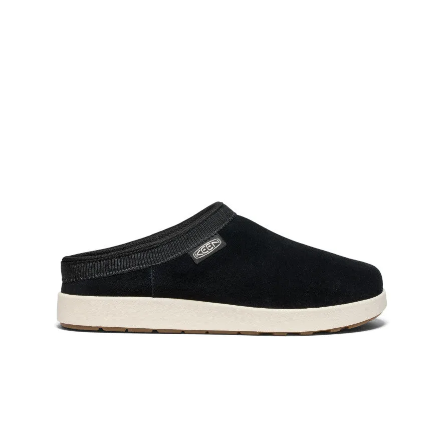 Women's Elle Suede Mule  |  Black/Birch Durable Rubber Outsole