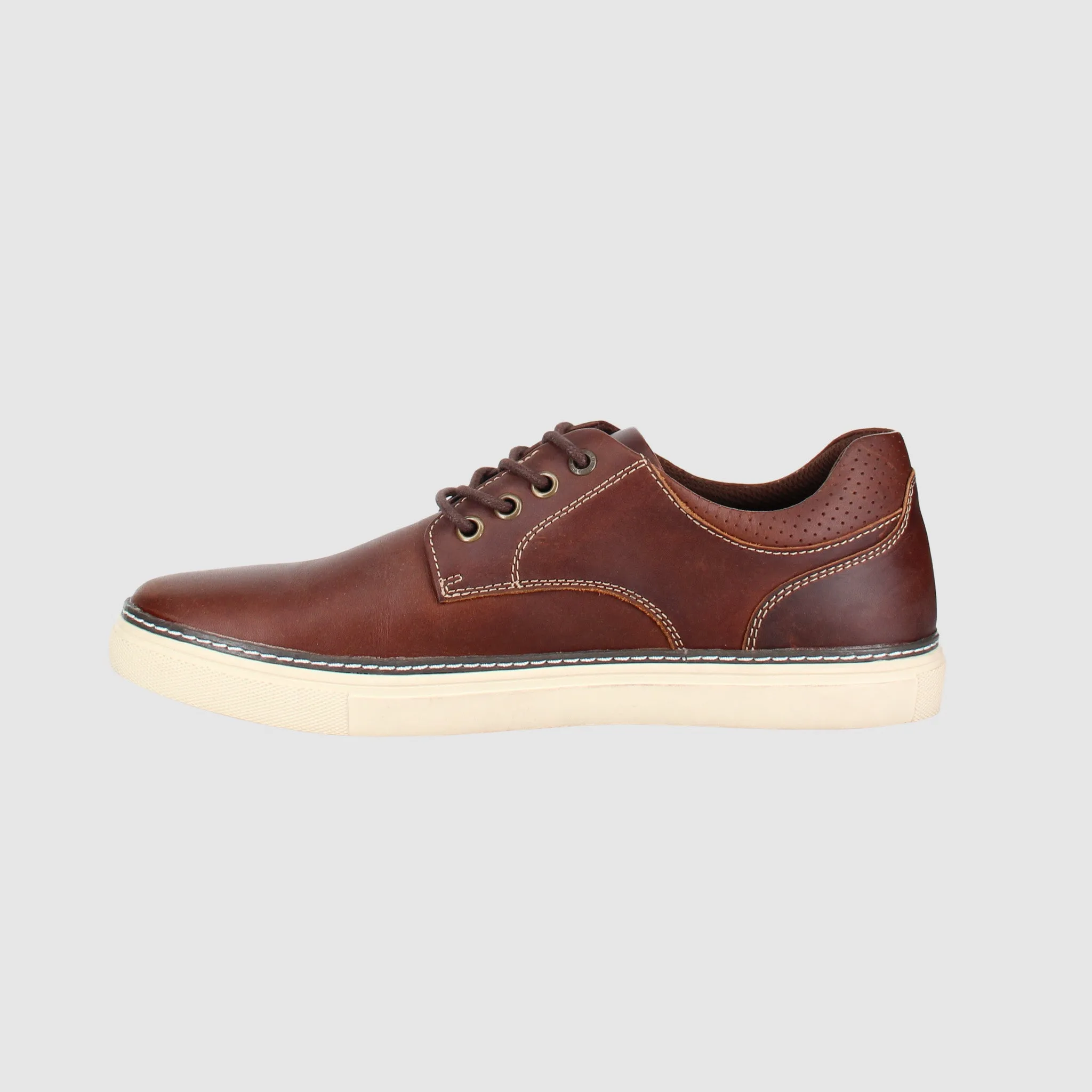 Gentle Fit Border Casual Shoes Dark Brown