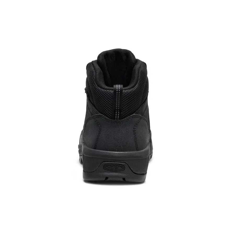 Men's Skokie Waterproof Work Boot (Soft Toe)  |  Black/Black Park Step Dream Path