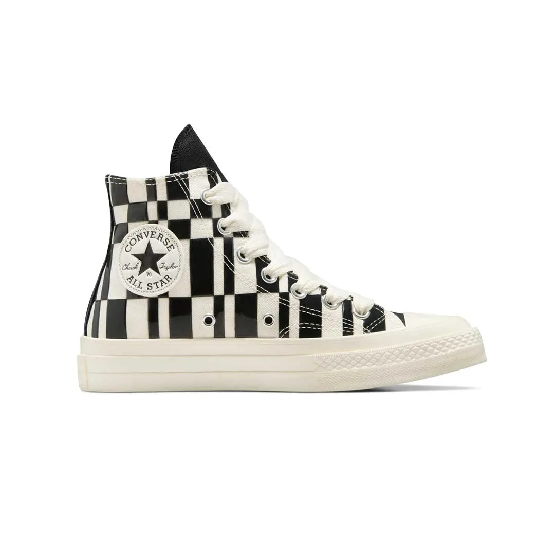 Durable Build Minimalist Fans Soft Neutral Converse - Unisex Chuck 70 Checkered High Top Shoes (A08764C)