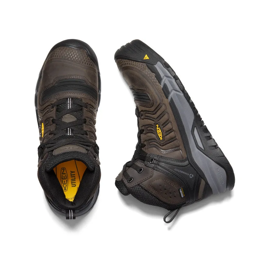 Instant Wear Men's Kansas City  Waterproof Mid (Carbon Toe)  |  Coffee Bean/Black