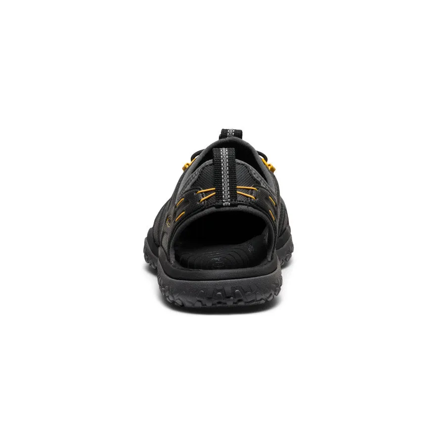 Men's SOLR Sandal  |  Black/Gold Slide Into Comfort