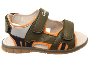 Grosby Greyson Kids Boys Comfortable Adjustable Sandals Party outfits for children Kids' casual shoes