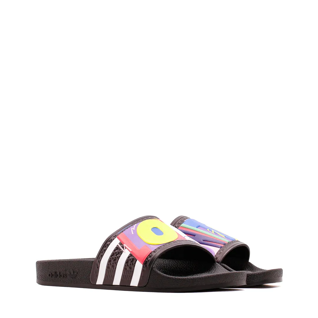 Form Ease Torsion control Adidas Originals Men Adilette Pride Black GX6389