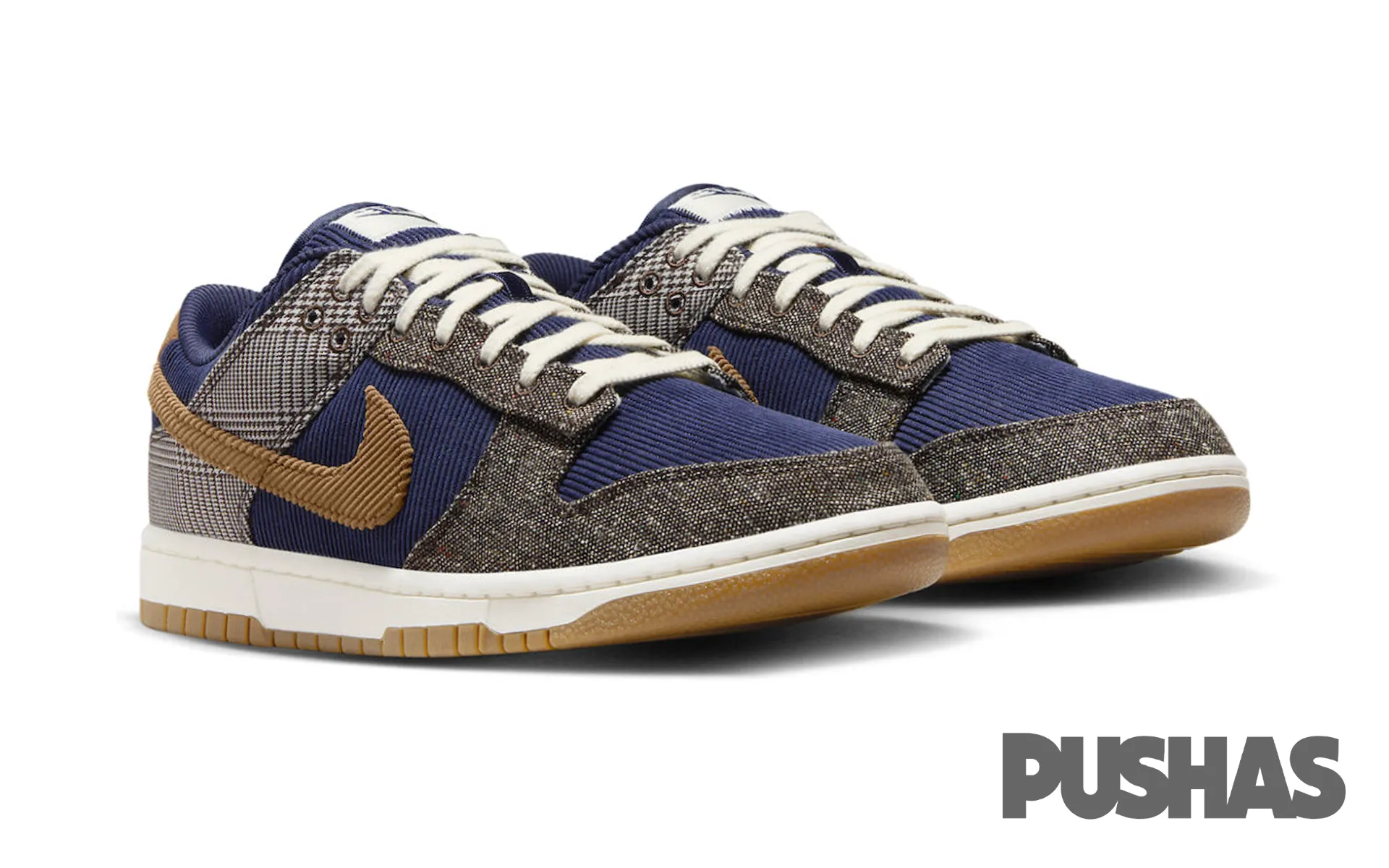 Dunk Low 'Tweed Midnight Navy Corduroy' (2023) Cushioned School Day
