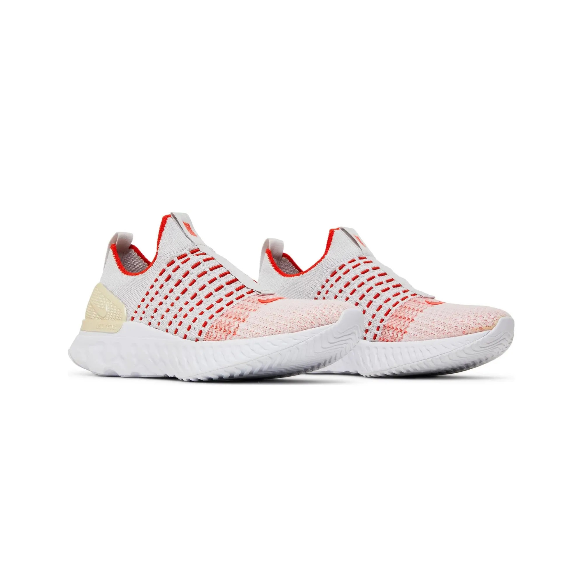 Fashion Glow Nike React Phantom Run Flyknit 2 'Vast Grey Orange' Women's (2020)