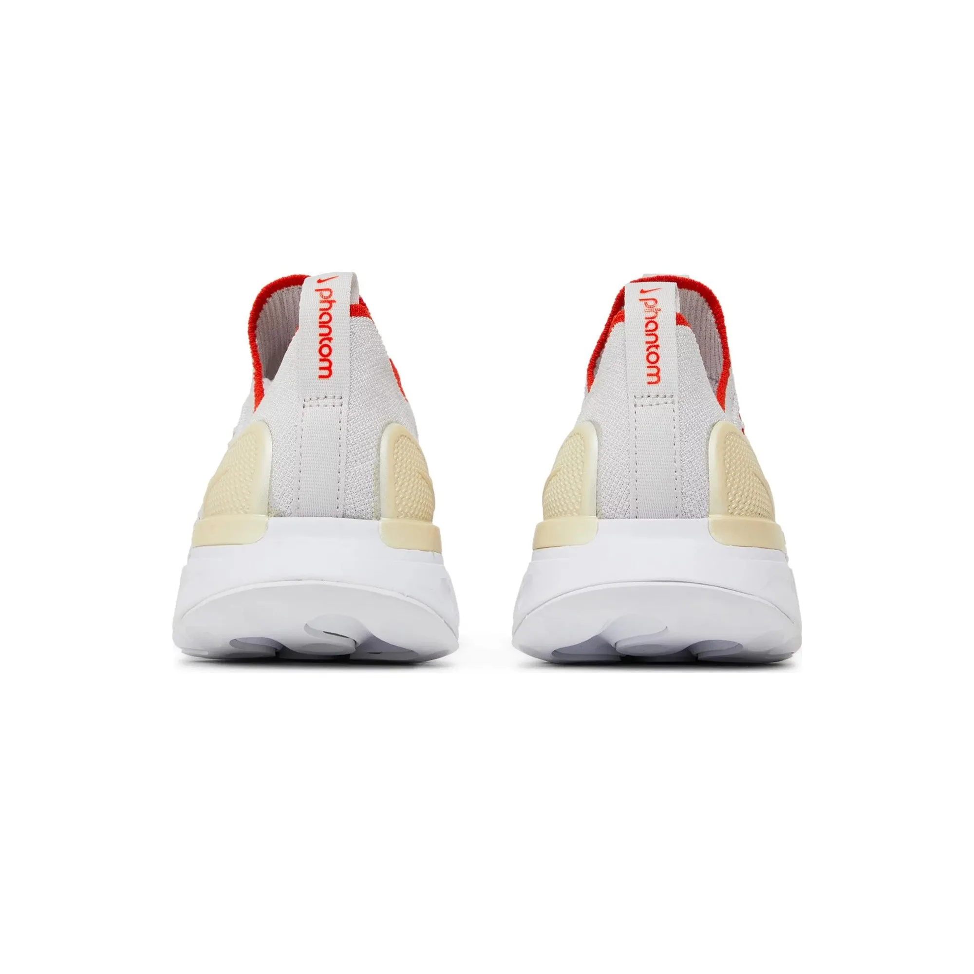 Slip On Style Stable base Nike React Phantom Run Flyknit 2 'Vast Grey Orange' Women's (2020)