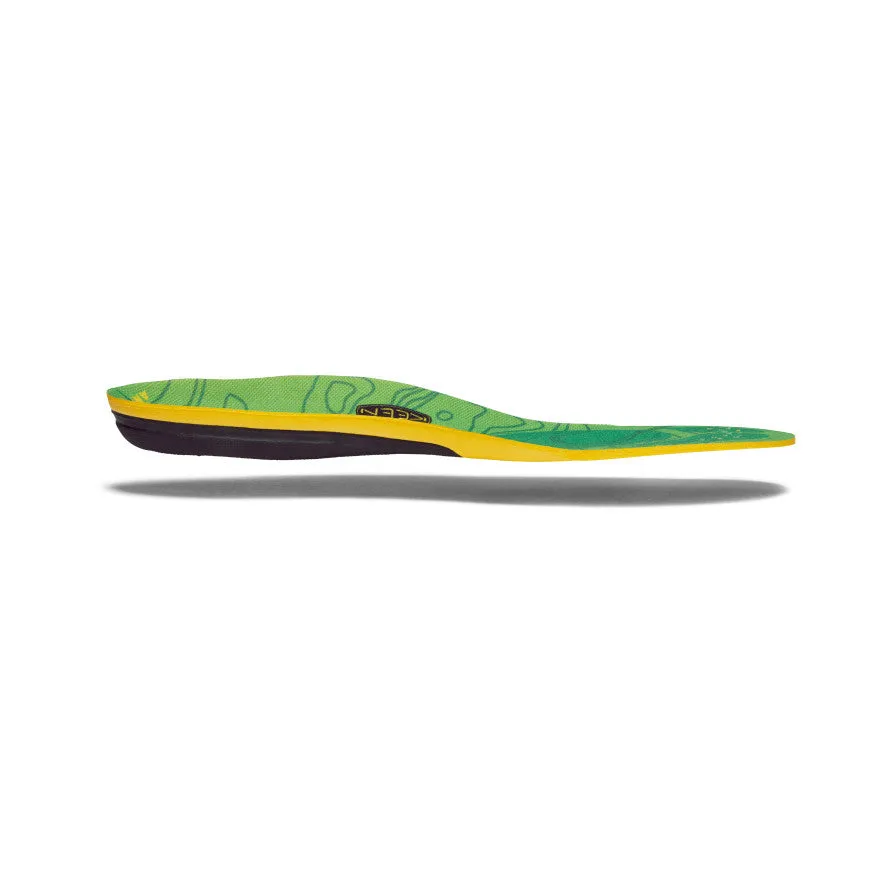 Soft Footbed Casual Wear Men's Outdoor K-30 Low Arch Insole  |  Green
