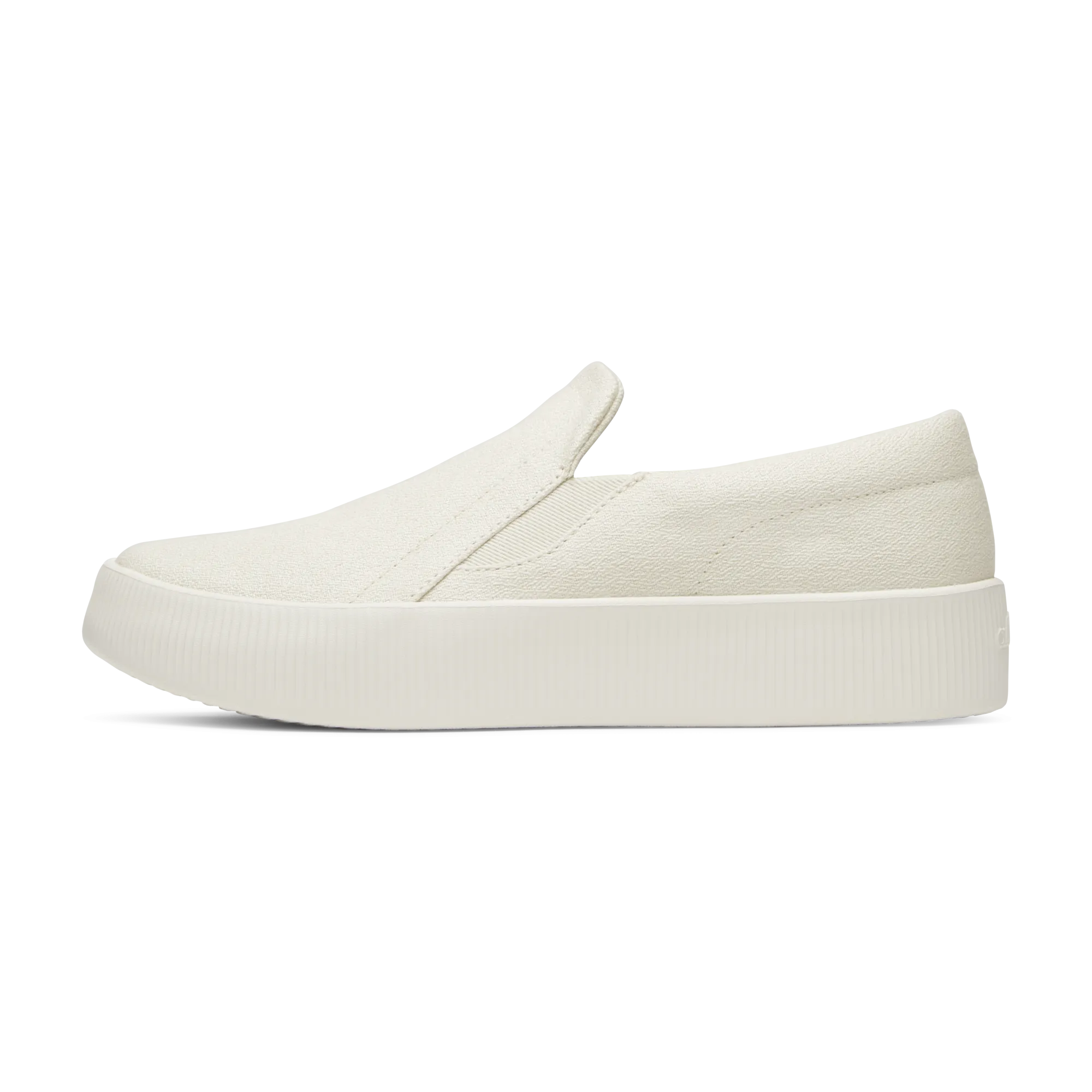 Women's Lounger Lift - Stony Cream (Natural White Sole) Anti   Fatigue Fashion Forward