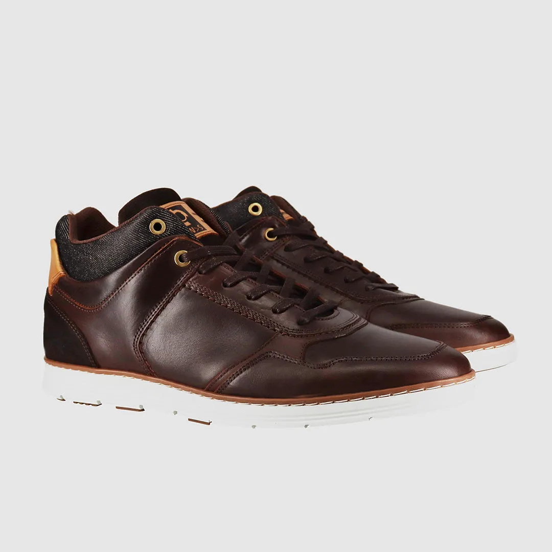 Cape Casual Shoes Dark Brown Touch Soft Gentle Grip