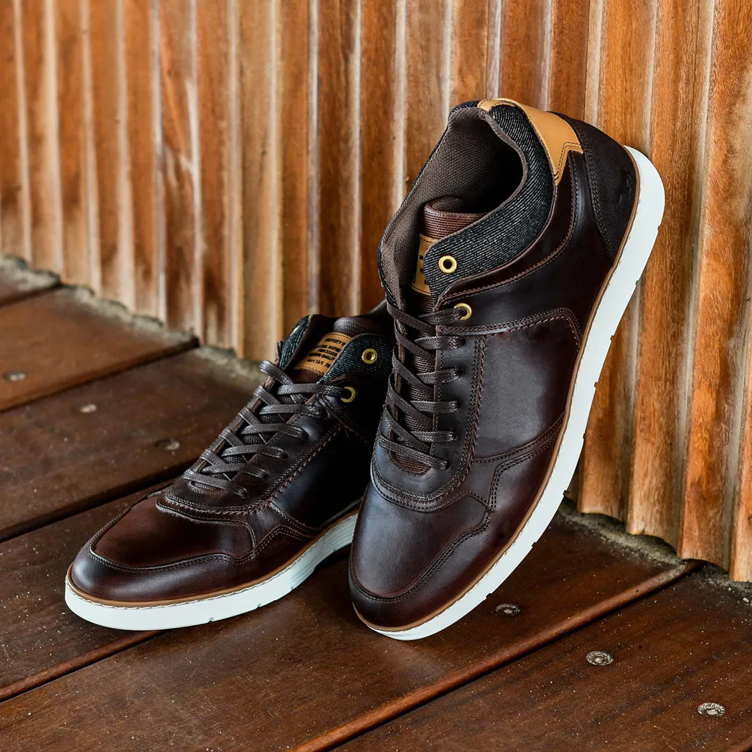 Upgraded piece Cape Casual Shoes Dark Brown