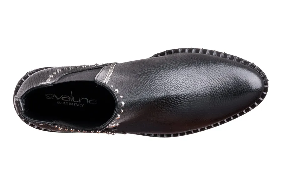 Lightweight Footwear Abrasion   Resistant Eva Studs Black Leather
