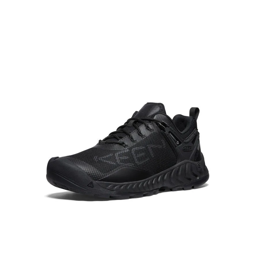 Men's NXIS EVO Waterproof Shoe  |  Triple Black Reliable Function
