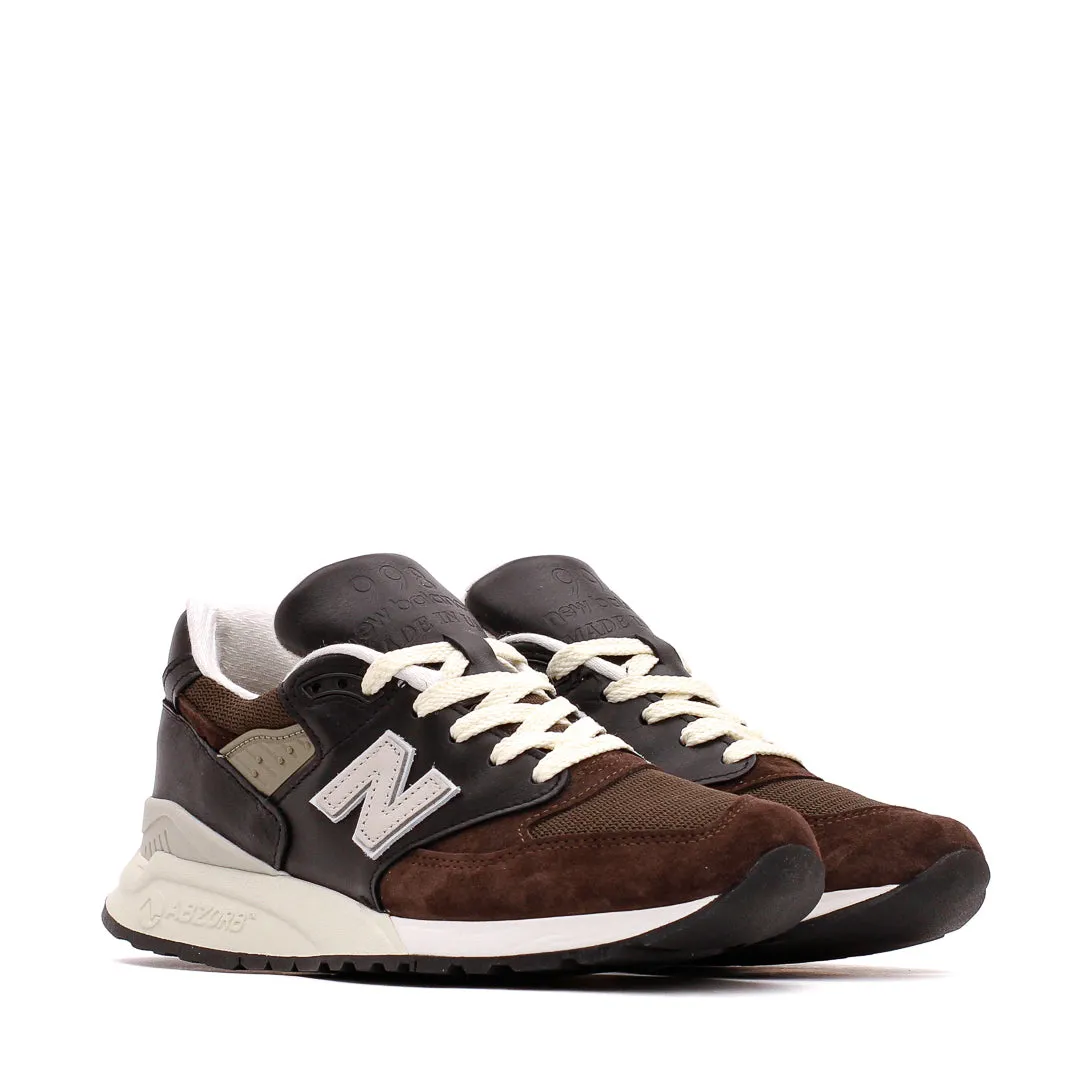 New Balance Unisex 998 Black Made In USA U998RE Work Lightweight Form Casual Wear