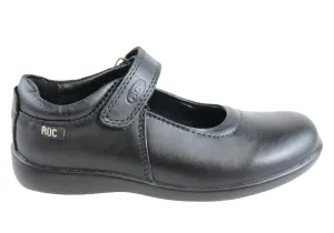 Toddler - sized shoes Reinforced toe Roc Juliette Junior Girls Comfortable Leather Mary Jane School Shoes