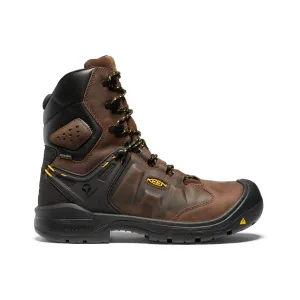 Comfort Lock Men's Dover 8" Waterproof Boot (Carbon Toe)  |  Dark Earth/Black