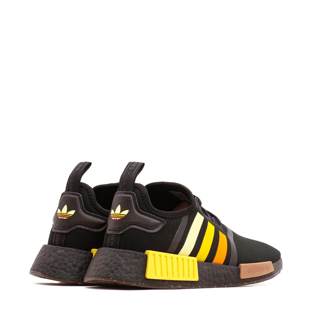 Comfort Upper Kind Step Adidas Originals Men NMD R1 Boost Black HQ4561