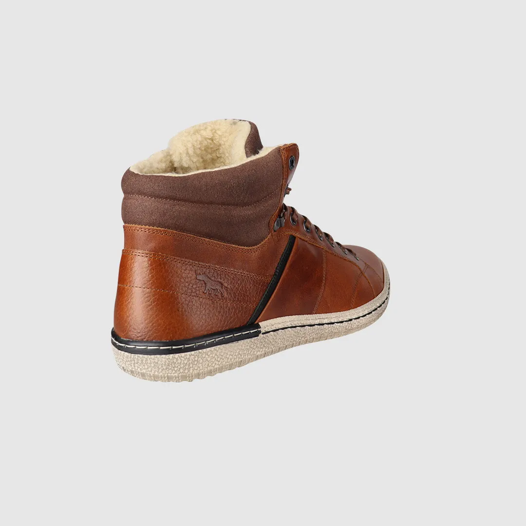 Sturdy Construction Outdoor Daily Massey Lace Up Boots Tan