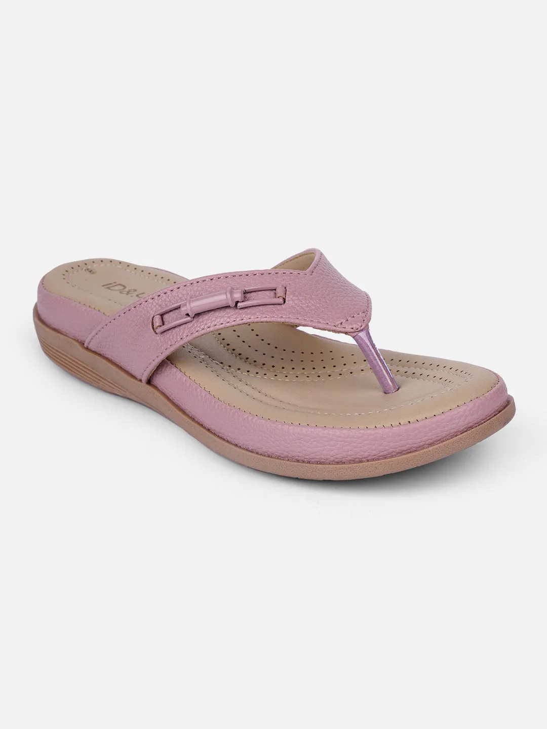 Light Fit Space Saving Women's Lavender Thong Sandals (IU6013)