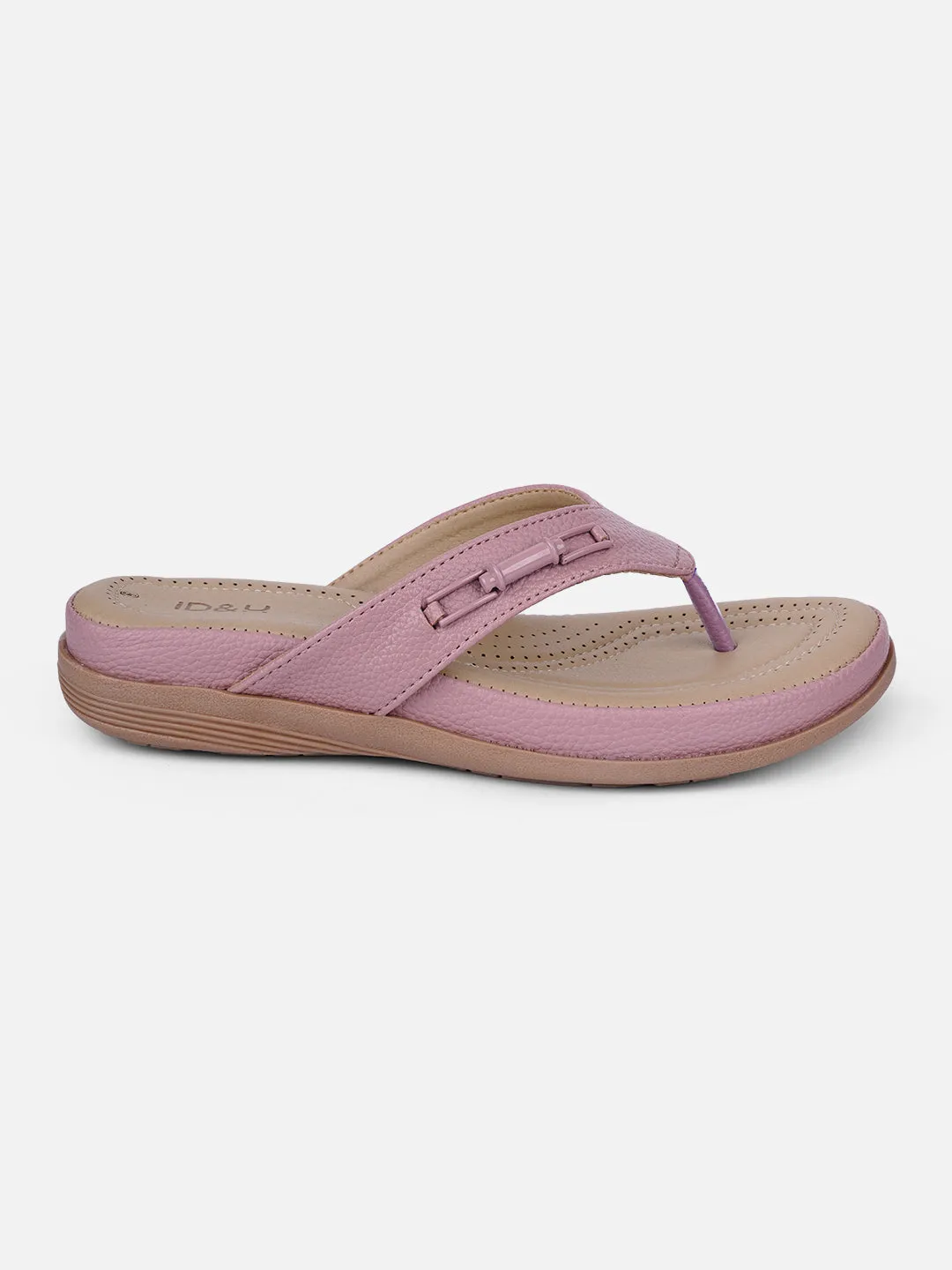 Women's Lavender Thong Sandals (IU6013) Relaxing Walk Shoes