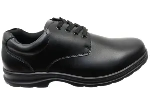 Grosby Educate 2 Senior/Older Boys Mens Leather Lace Up School Shoes Polka - dotted kids' items Toddler accessories