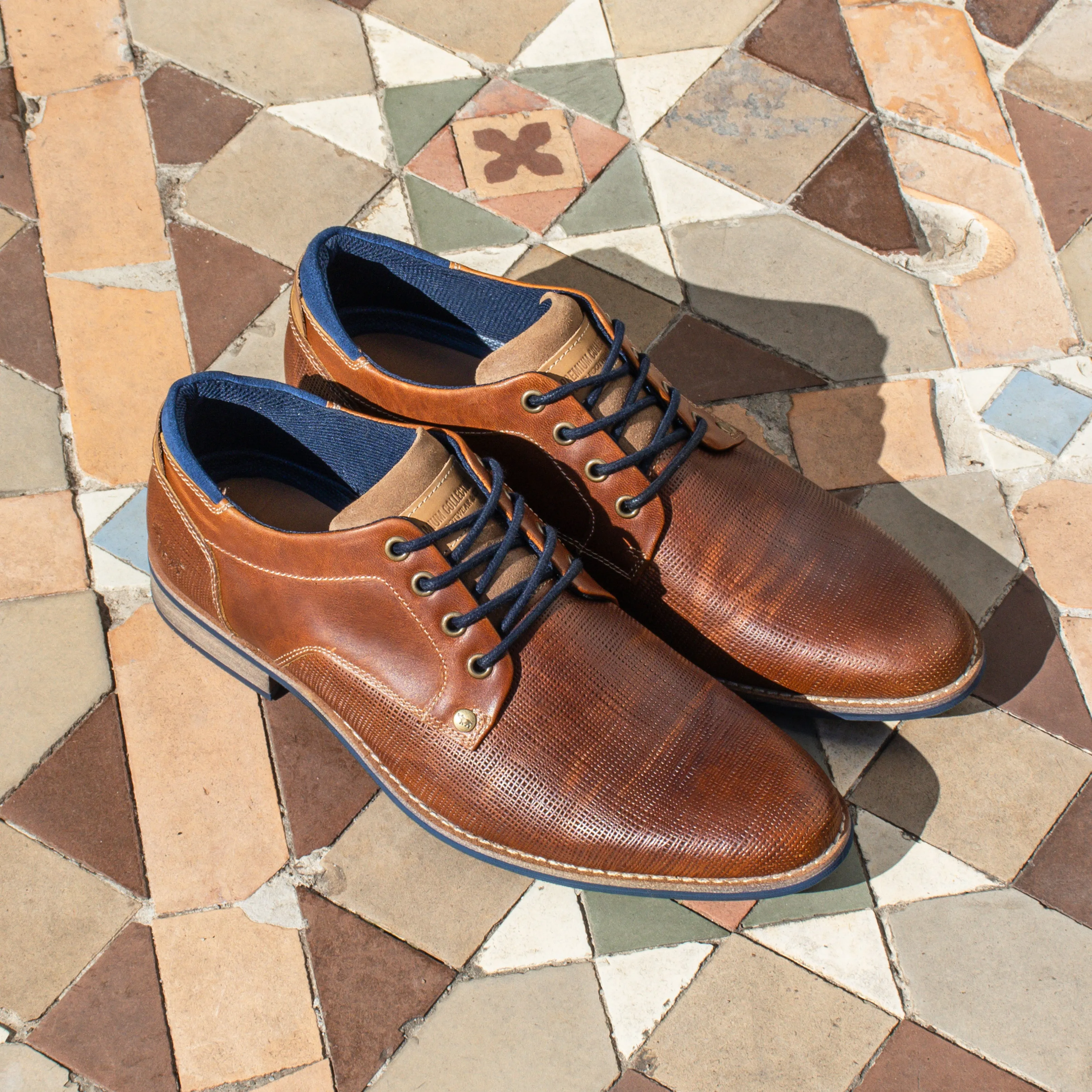 Leather Soft British Shade Manly Dress Shoes Tan
