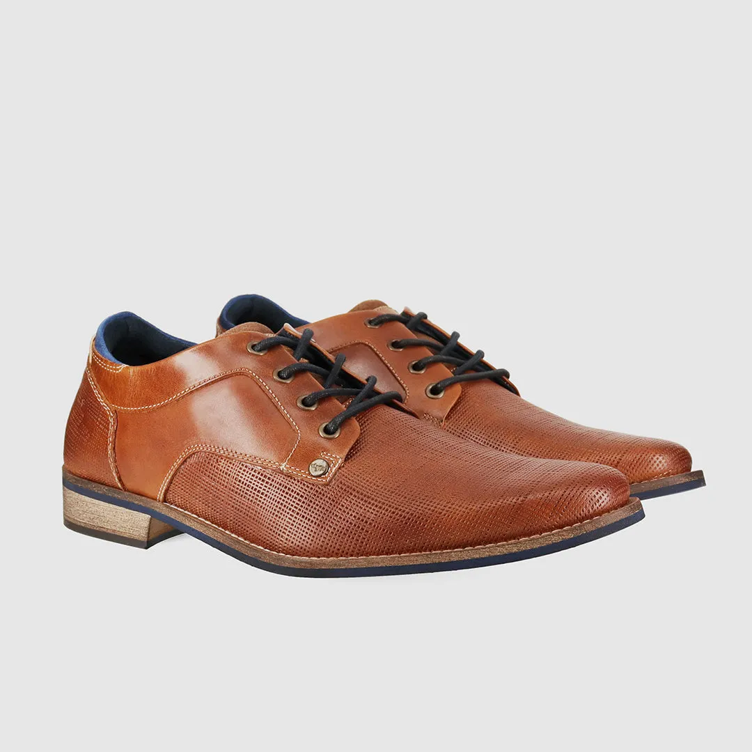 Base Fit Earth Tone Manly Dress Shoes Tan