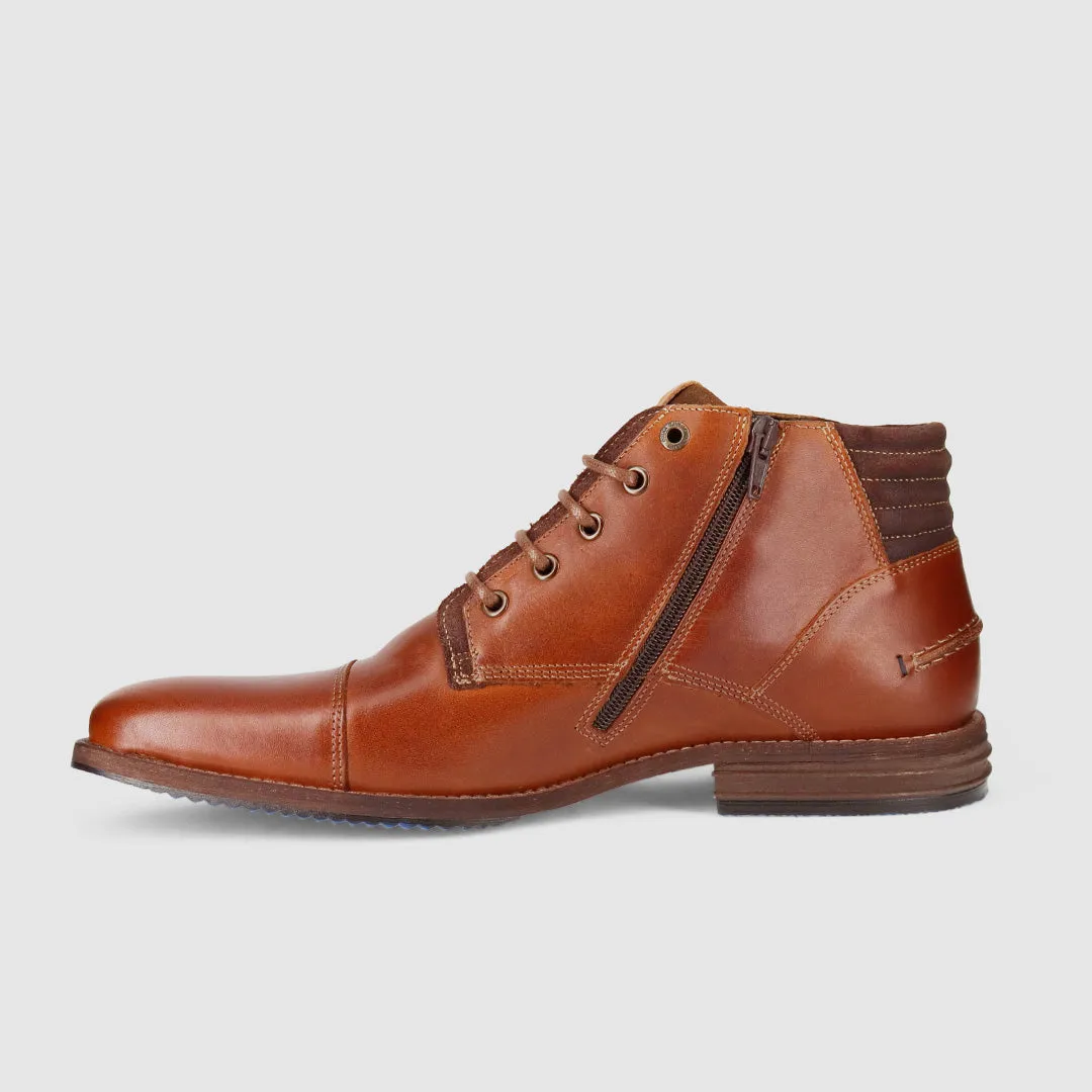 Chambers Lace Up Boots Cognac Stable Support Remote Hiking