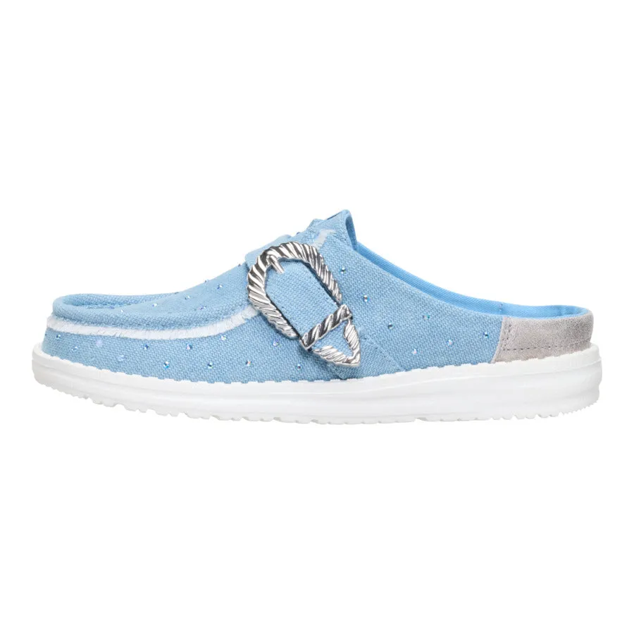 Wendy Slip Buckle Denim - Blue/Multi Street Glow Best Seller