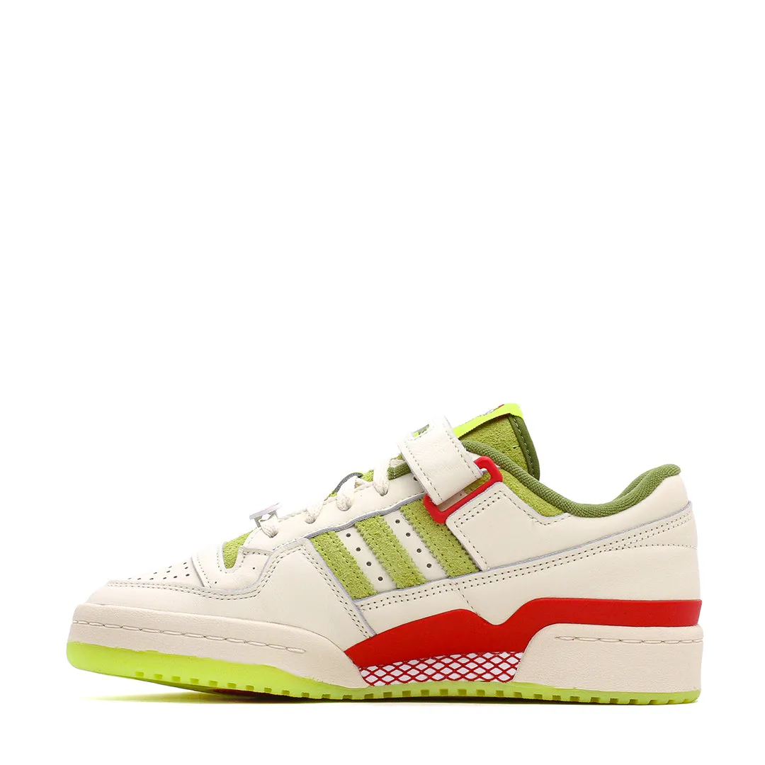 Adidas Originals Junior Forum Low x The Grinch Cream Youth ID9175 Skin Soft Youth Fresh