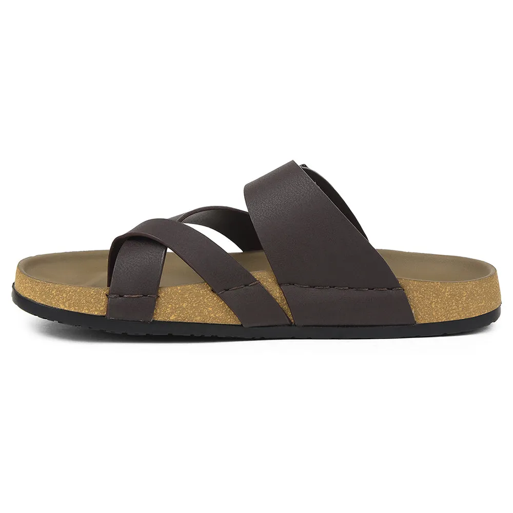 Healers Brown Casual Slipper For Mens AOL-6 By Liberty Rock Path
