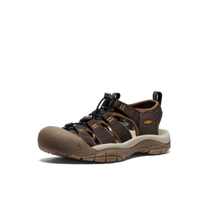 Breathable Linings Men's Newport H2 Sandal  |  Java/Golden Yellow