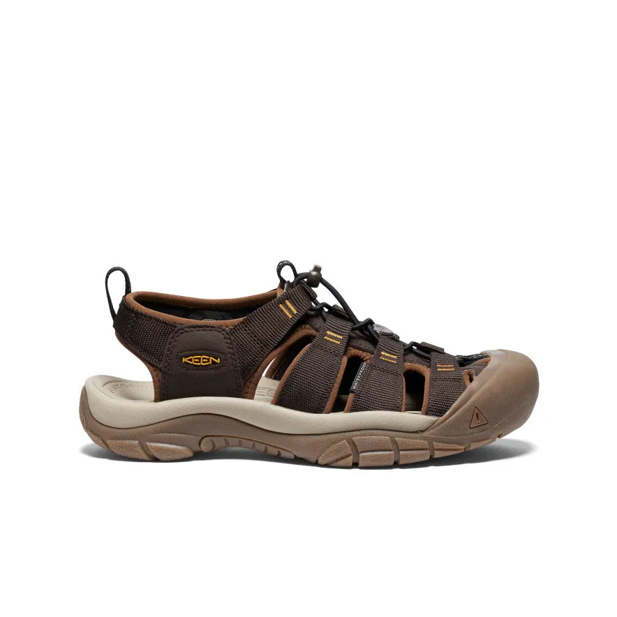 Men's Newport H2 Sandal  |  Java/Golden Yellow Sneaker Inserts