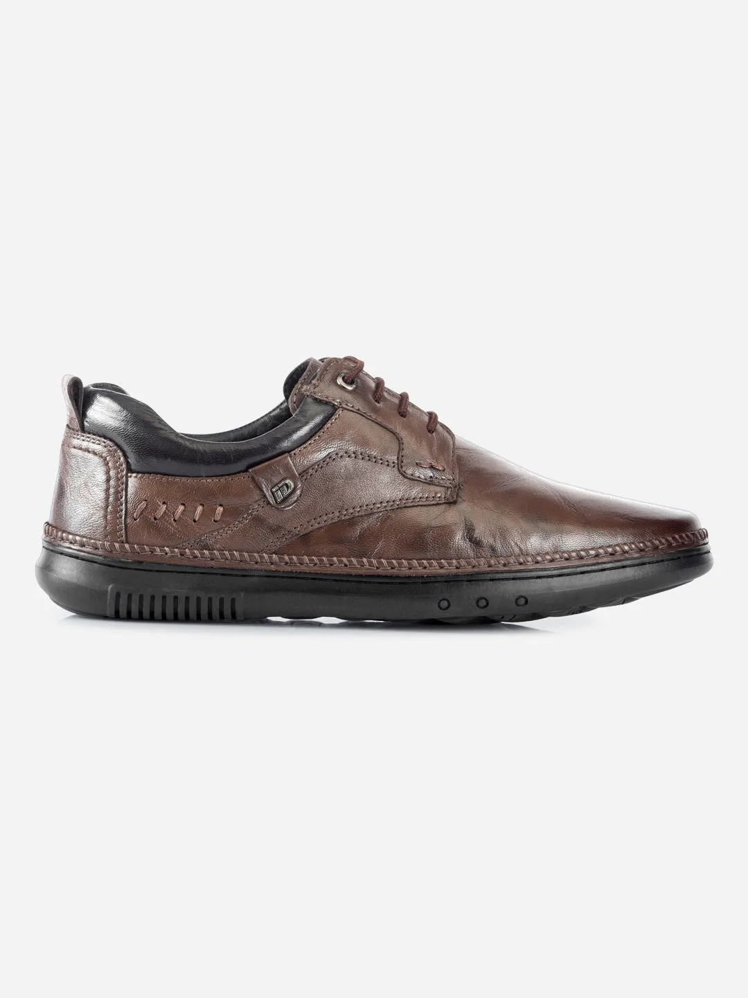 Run Free Tech Knit Men's Brown Dual Tone Comfort  Lace Up (ID1118)